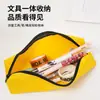 Estuche Popular Octagonal de Color Sólido, Logo Personalizable, Sencillo y de Alta Gama, Estuche de Gran Capacidad para Estudiantes de Primaria y Secundaria, Estilo Ins