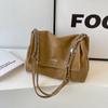 Bolso de mano para mujer, nuevo bolso de viaje de gran capacidad de 2024, bolso de hombro con cadena a juego para primavera y verano, bolso de clase para estudiantes universitarios.