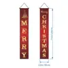Fondo navideño transfronterizo, coplas navideñas, decoraciones festivas para fiestas, banderas, cortinas para puertas, pancartas colgantes, pancartas navideñas