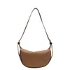 Bolsa Versátil Estilo Francês para Dumplings, Bolsa Pequena Casual Elegante para Mulheres, Nova Bolsa Transversal Tendência Primavera/Verão 2024, Bolsa de Ombro