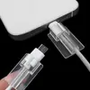 Protector de cable para cables de datos, cargadores de Android, protección contra rotura de cable de teléfono Apple, protector de cable tipo-c