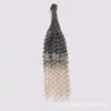 TEMU Xi Yin promoção quente trança suja de comércio exterior africana 10 peças cauda única cacheado cabelo de crochê fofo seda de alta temperatura cabelo longo cacheado