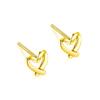 Pendientes Dorados Sencillos Coreanos de Plata Pura S999 para Mujer Estilo Bosque Estrellado 2026 Pendientes de Lujo Ligero Accesorios para Orejas Cuidado de Orejas de Gama Alta