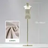 Maniquí de tienda de ropa, accesorio, maniquí humano esférico plateado de medio cuerpo, soporte para maniquí, maniquí para escaparate de tienda de ropa para mujer