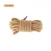 Cuerda de Algodón Puro Sexy Sm Bondage con Extremos Metálicos, Accesorios de Entrenamiento de Restricción para Parejas, Cuerda de Cáñamo, Una Pieza al por Mayor