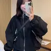 Chaqueta corta de cuero retro para mujer, nueva colección de otoño 2026, chaqueta versátil casual de cuero PU, efecto adelgazante