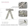 Accesorios para el cabello con lazo de diamantes de temperamento europeo y americano, comercio exterior transfronterizo, nuevo clip superior grande, clip para coleta, clip de resorte, accesorios