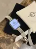 Pulsera de Metal con Zirconia Cobre Hueca Incrustada de Perlas Adecuada para Apple Watch iWatch Décima Generación 11/10Ultrase