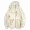 Roupa de Proteção Solar de Seda Gelada de Verão para Casal Transfronteiriço para Homens e Mulheres Roupa de Pele com Proteção UV Roupa com Capuz de Proteção Solar Roupa para Pesca ao Ar Livre