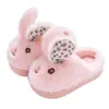 Pantuflas de Algodón para Niños y Niñas en Otoño e Invierno, Conejito de Bebé para el Hogar Antideslizantes Cálidas Pantuflas para Padres e Hijos, Zapatos de Algodón para Interiores