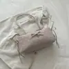 Versión coreana 2026 nueva bolsa sencilla para el día a día, bolso de hombro elegante y atractivo, bolso lindo para debajo del brazo estilo coreano, bolso estilo ins