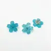 Botões de Flor Pequena Fresca Imitando Concha Botões de Flor de Cinco Pétalas de Acetato Decoração para Camisa Cardigã Suéter Vestido