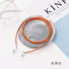 Cadena para Gafas Personalizada de 2 mm, para Colgar en el Cuello, Cuerda Anticaída para Gafas, Antiperdida de Gafas, Joyería Transfronteriza Europea y Americana, Accesorios de Cuerda de Cuero Coloridos