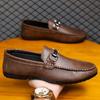 Otoño Social Calzado Casual para Hombres Mocasines de Moda Zapatos Slip-On para Hombres Comercio Exterior 2025
