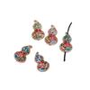 Accesorios de aleación antigua gota de aceite doble cara calabaza Guofeng cuentas sueltas pulsera DIY pulsera accesorios de joyería con cuentas