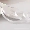 Cinta de terciopelo con doble cara de purpurina en plata metálico y rosa, cinta brillante para accesorios de cabello hechos a mano, moños y accesorios de ropa