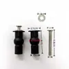 Tornillo de Expansión Universal Accesorios para Asiento de Inodoro Perno de Goma de Doble Bola Piezas de Fijación Superiores para Asiento de Inodoro