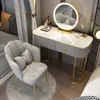Mesa de maquiagem minimalista, penteadeira nórdica de luxo leve, penteadeira de tamanho pequeno, mini penteadeira nova e moderna para quarto