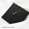 Collar de mariposa transfronterizo acero de titanio no se decolora joyería para mujer cadena para clavícula versátil ins aleación de alta calidad nicho colgante