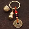 Pingente Chaveiro Novo Latão Criativo Cilindro Xiaomi Portátil Porta-Chaves de Carro Ornamento 2025