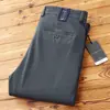 Pantalones largos de pana gruesa para otoño e invierno 2023, de alta gama, cómodos, versátiles, para hombre, de negocios, sin planchado, rectos, casual