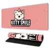 Mouse Pad Gato Ampliado Meninas Desenho Animado Fofo Escritório Pequeno Fresco Mouse Pad de Computador