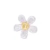 Tecido de florzinha de fio de ouro de cinco pétalas tecido diy flor artesanal acessórios de vestuário acessórios de cabelo infantis acessórios de vestuário
