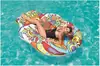 Isla Flotante Inflable Bestway, Balsa Flotante, Casa Flotante, Colchón de Aire, Piscina, Sillón Plegable Flotante para Agua