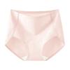 Ropa interior sin costuras de algodón puro de tiro alto, nuevo estilo 2025, para mujer, entrepierna sin costuras, transpirable, antibacteriana, control de abdomen, levanta glúteos, bragas con entrepierna extendida