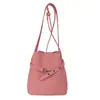 Bolsa Feminina com Design de Balde, Moderna e Tendência, com Detalhes em Metal, Bolsa de Ombro Único Transversal, Bolsa Minimalista para o Dia a Dia