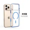 Capa Magnética Transparente Tipo-C para Celular Iphone17Pro Max Botão de Toque Fotográfico Apple 17 Capa Protetora Anti-Queda