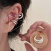 Estilo K de Conjunto de Tres Piezas Super Hada de Pinzas Doradas para Hélice Auricular para Mujeres Moda Ins Elegante Incrustadas de Diamantes Pinzas para Orejas Simples sin Perforación
