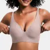 Sujetador Sexy de Gel con Estampado de Leopardo Transfronterizo Más Talla, Superventas, con Hermoso Diseño en la Espalda, Soporte Suave, Cómodo, Transpirable, Sencillo y Estilo Push-Up