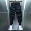 Calças casuais da marca da moda para primavera e outono 2023 Calças curtas masculinas da moda para combinar com a perna e os dedos Calças esportivas