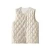 Chaleco de plumón 90% de pato blanco, versátil y práctico para mujer, prenda de abrigo de alta gama para mujer, chaleco ligero acolchado para primavera