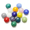 Accesorios para joyería DIY cuentas de vidrio de cristal 14MM porcelana Jade Nido de Pájaro forma tallada agujero central colgante pendientes pulsera accesorios