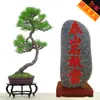 Pedra Natural Taishan para Uso Interno e Externo, Pedra Natural com Base, Preenchedor de Canto, Ornamento de Entrada, Decoração Residencial
