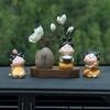 Lindo Adorno de Cura de Dama Tang para Coche, Escritorio de Oficina, Hogar, Adornos de Estilo Chino, Regalo Femenino, Aromaterapia, Arreglos Florales