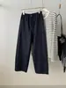 Pantalones de Algodón Tencel Estilo Coreano para Mujer, Adelgazantes y Versátiles, Pantalones Harem Anchos Acortados Aptos para Personas Petites, Pantalones Casuales de Otoño