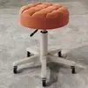 Taburete Giratorio con Respaldo Elevable para Salón de Belleza Silla de Barra Silla de Maquillaje Silla para el Hogar Barbería Silla para Uñas Peluquería