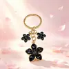Chaveiro Pingente Flor Cerejeira Estilo Novo Fresco e Fofo, Pingente Fofo para Mochila, Joia de Liga de Zinco, Acessórios para Bolsa