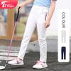 Roupa de Golfe Infantil, Calças de Menina, Cintura Elástica Elástica, Calças Esportivas Casuais Infantis Médias e Grandes, Calças de Estudante