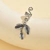 Accesorios navideños anillo decorativo para el cabello peluca accesorios para el cabello aleación hojas navideñas colgante de rosa trenza sucia africana colgante
