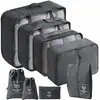 Conjunto de Bolsas de Armazenamento para Viagem Transfronteiriça com Sete ou Oito Peças, Bolsa de Armazenamento para Viagem de Negócios, Bolsa de Armazenamento de Grande Capacidade, Conjunto de Armazenamento à Prova d'Água