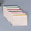 Estojo de lona com zíper Amazon bolsa de cosméticos bolsa de armazenamento bolsa de lona bolsa de algodão bolsa de tecido spot