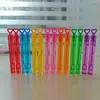 Palito para hacer burbujas de tubo de ensayo pequeño mini de 11 cm y 4.5 ml, juguete para soplar burbujas, palito de burbujas de 5 agujeros, botella vacía al por mayor