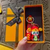 Llavero Mascota Año del Caballo de Dibujos Animados Llavero Colgante Tendencia Nacional Pony Colgante Nuevo Año Pequeño Regalo Muñeca Venta al por Mayor