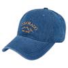 Suministro Directo de Fábrica Gorra de Béisbol de Mezclilla Estilo Europeo y Americano Vintage para Circunferencia de Cabeza Grande con Bordado Lavado Desgastado