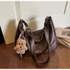Elegante y estiloso bolso cruzado de piel suave para mujer, gran capacidad, nuevo modelo 2026, bolso de hombro casual y versátil para el día a día