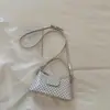 Bolsa de Mão com Bolinhas Estilo Coreano para Mulheres Verão 2026 Nova Moda Ins Bolsa de Axila Simples Bolsa de Ombro Transversal